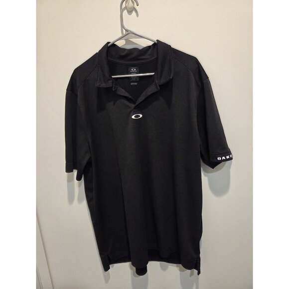 Oakley Other - Oakley Polo Shirt 2XL Adult Black Regular Fit Short Sleeve Golf Mens